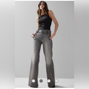 White House Black Market High Rise Mariner Wide Leg Jeans